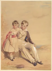 Portrait de deux enfants