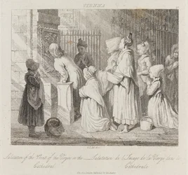 Vierge saluant, Vienne, vers 1821