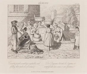 Lavage de légumes, Heming, vers 1821