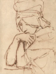 Une femme pensive