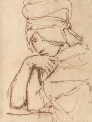 Une femme pensive
