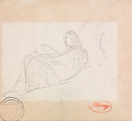Une femme couchée