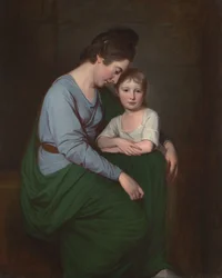 Anne Wilson et sa fille, Sybill