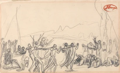 Scène de bacchanales (peut-être antédiluvienne)