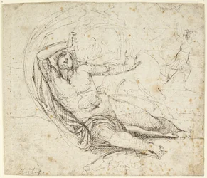 Fallen, homme nu