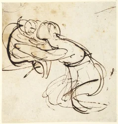 Femme et enfant   (étude pour « Infant Shakespeare » )