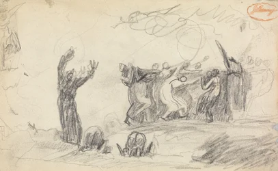 Étude de composition de figure n° 12