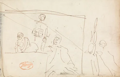 Étude de composition de figures n° 18
