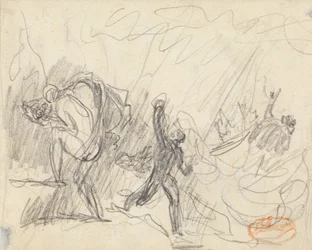Étude de composition de figure n° 20