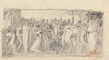Étude de composition de figure n° 24