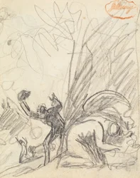 Étude de composition de figure n° 29