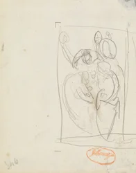 Étude de composition de figures n° 9