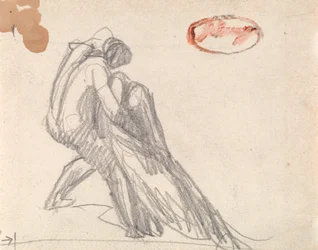 Figure soutenant une figure évanouie