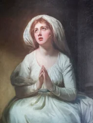 Lady Hamilton en prière