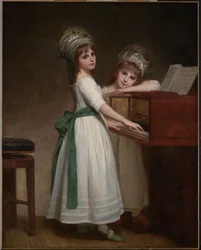 Portrait de Caroline Thurlow (née en 1772) et de Catharine Thurlow (décédée en 1826)