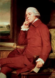 Portrait de John Stanley (1712-1786) compositeur britannique (détail). Peinture par George Romney (1734-1802) Londres, National Portrait Gallery