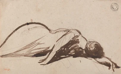 Femme prosternée