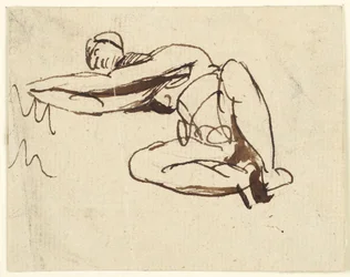 Personnage allongé