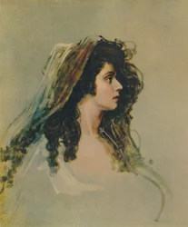 Sarah Siddons, 1755-1831, vers 1785, 1948