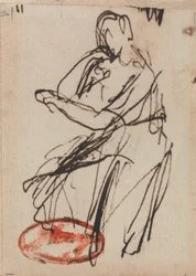 Femme assise