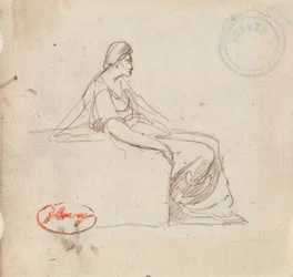 Femme assise