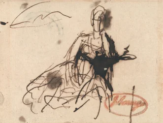 Femme assise, peut-être Mme Harris