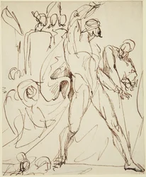 Esquisse du personnage de Macbeth dans la scène du banquet de *Macbeth*