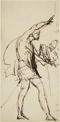 Esquisse du personnage de Macbeth dans la scène du banquet de *Macbeth*