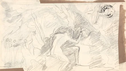 Légère esquisse des figures