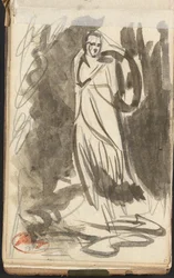 Figure féminine debout