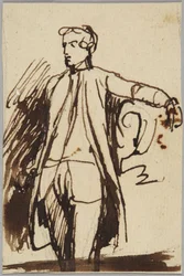 Figure masculine debout