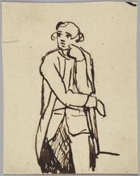 Figure masculine debout
