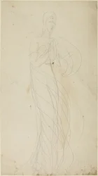 Figure féminine debout