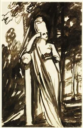 Femme debout près d