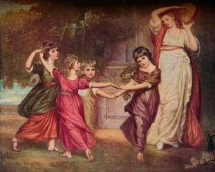 Les enfants Stafford, vers 1776, 1914
