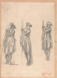 Trois croquis d