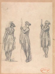 Trois croquis d