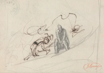 Deux figures assises