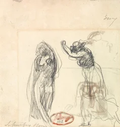 Deux croquis d