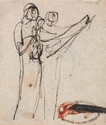 Deux personnages debout