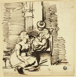 Deux femmes à l