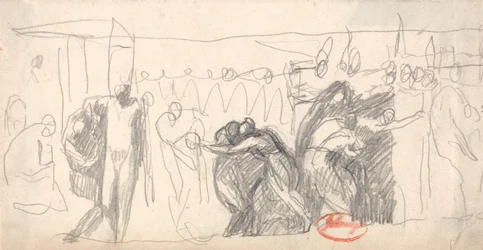 Groupe de personnages non identifiés