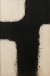 Collision de la foi et de la peur, 2025 (acrylique sur toile)