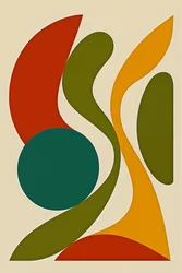 Le flux devient forme, 2025 (acrylique sur toile)