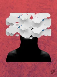 Tête dans les nuages