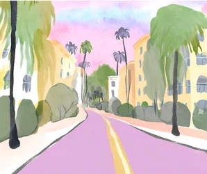 Serene Pathways, 21e siècle (peinture)