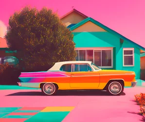 Rêves en technicolor, 21e siècle (peinture)