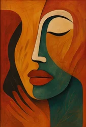 Le masque que nous portons, 2025 (acrylique sur toile)