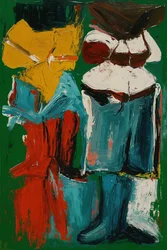 Unspoken Bodies, 2025 (acrylique sur toile)