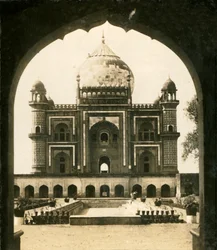 Tombe de Safdarjung, Delhi, Inde, vers 1909